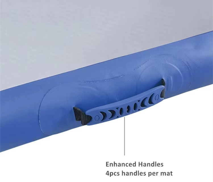 OEM Blue Air Tumbling Mat 10ft/13ft/16ft/20ft Inflatable Gymnastics Air Mat for Gymnastics For Sports Equipment Store - 图片 4