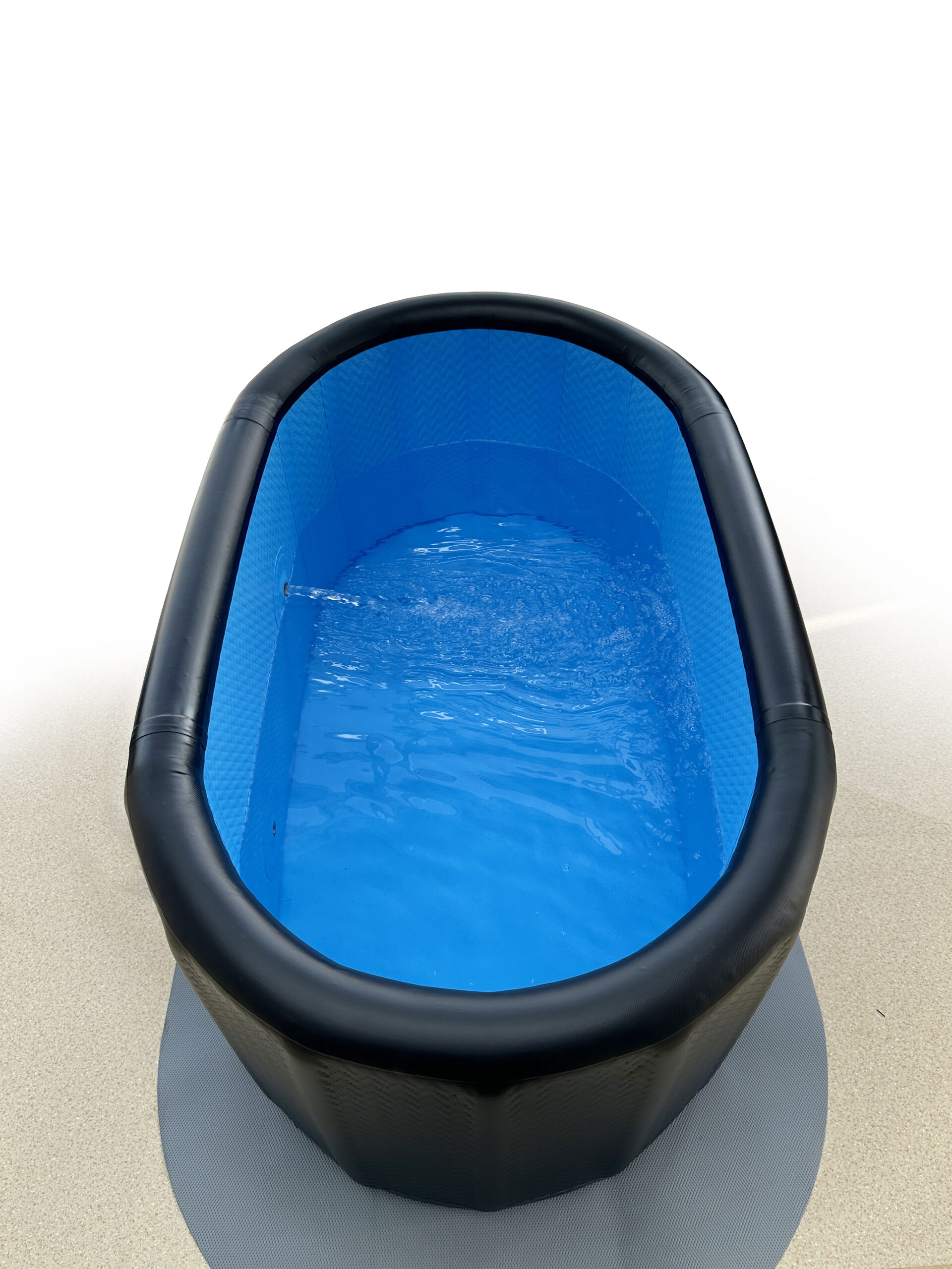 Factory Direct Price Large Black and Blue Color Inflatable Cold Bath Tub for Cold Water Therapy Recovery - 图片 3